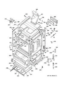 03 - Body Parts parts for Ge Range JGBP86AEB3AA from AppliancePartsPros.com