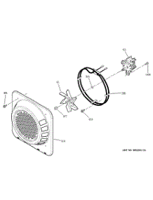 07 - Cooling Fan parts for Ge Range JCS966WD1WW from AppliancePartsPros.com