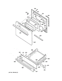 04 - Door & Drawer Parts parts for Ge Range RGB526PEA3CT from AppliancePartsPros.com