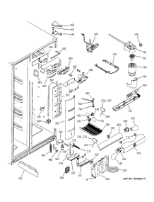 07 - Fresh Food Section parts for Ge Refrigerator HSK27MGMACCC from AppliancePartsPros.com