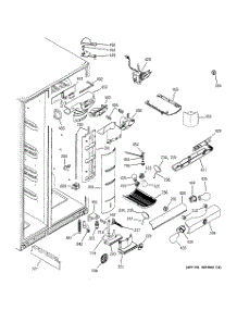 07 - Fresh Food Section parts for Ge Refrigerator RSK25LCMACCC from AppliancePartsPros.com