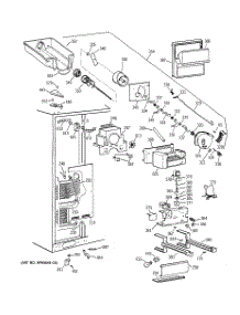 03 - Freezer Section parts for Ge Refrigerator MSK28PFDBAA from AppliancePartsPros.com