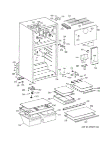 02 - Cabinet parts for Ge Refrigerator HTS16HBMDRCC from AppliancePartsPros.com