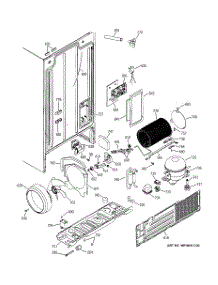 08 - Sealed System & Mother Board parts for Ge Refrigerator RSG20DDMCFWW from AppliancePartsPros.com