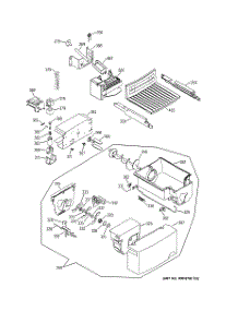 05 - Ice Maker & Dispenser parts for Ge Refrigerator RSG25KEMBFWW from AppliancePartsPros.com