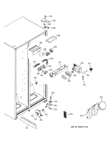 06 - Fresh Food Section parts for Ge Refrigerator RSG25KEMBFWW from AppliancePartsPros.com