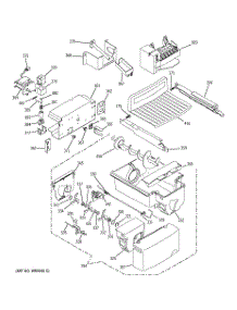 06 - Ice Maker & Dispenser parts for Ge Refrigerator HSK29MGMFCCC from AppliancePartsPros.com