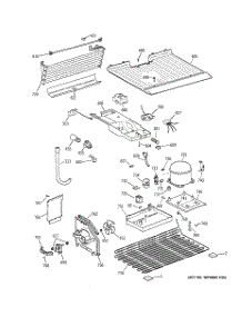 03 - Unit Parts parts for Ge Refrigerator RTT14CBMBRCC from AppliancePartsPros.com