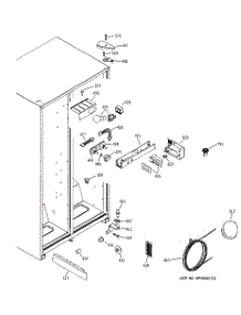 06 - Fresh Food Section parts for Ge Refrigerator HSS22DDMCWH from AppliancePartsPros.com