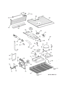 03 - Unit Parts parts for Ge Refrigerator HTR15BBMELAA from AppliancePartsPros.com