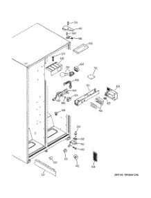 05 - Fresh Food Section parts for Ge Refrigerator RSG22IBMCFWW from AppliancePartsPros.com