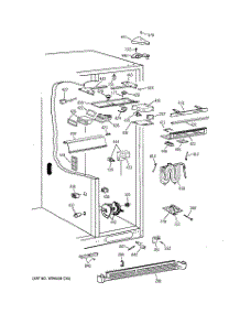 05 - Fresh Food Section parts for Ge Refrigerator MSK28DHDAWW from AppliancePartsPros.com