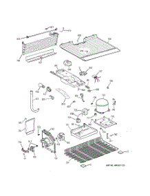 03 - Unit Parts parts for Ge Refrigerator HTS16ABMERWW from AppliancePartsPros.com