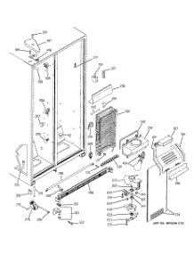 03 - Freezer Section parts for Ge Refrigerator HSS22IFPACC from AppliancePartsPros.com