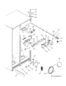 06 - Fresh Food Section parts for Ge Refrigerator HSS25GDPAWW from AppliancePartsPros.com