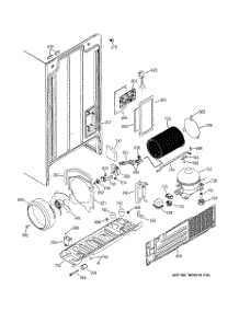 07 - Sealed System & Mother Board parts for Ge Refrigerator RSG22IBMBFWW from AppliancePartsPros.com