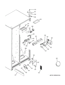 06 - Fresh Food Section parts for Ge Refrigerator RSG20IDPAFWH from AppliancePartsPros.com