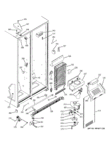 03 - Freezer Section parts for Ge Refrigerator HSS25GDMDWW from AppliancePartsPros.com
