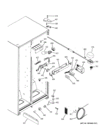 06 - Fresh Food Section parts for Ge Refrigerator HSS25GDPEWW from AppliancePartsPros.com