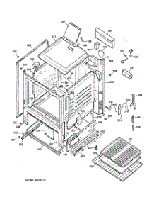 03 - Body Parts parts for Ge Range RGB524PEH1WH from AppliancePartsPros.com