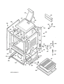 03 - Body Parts parts for Ge Range RGB528PEH1WW from AppliancePartsPros.com