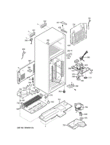 02 - Cabinet parts for Ge Refrigerator HTS20GBNBWW from AppliancePartsPros.com