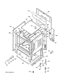 02 - Body Parts parts for Ge Range RB526H2WW from AppliancePartsPros.com