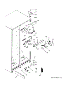 06 - Fresh Food Section parts for Ge Refrigerator RSG20IDPCFWH from AppliancePartsPros.com