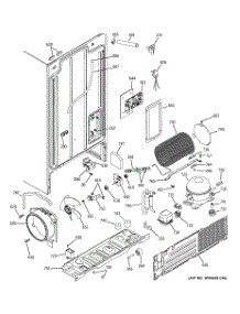 08 - Sealed System & Mother Board parts for Ge Refrigerator RSG20DDPCFWW from AppliancePartsPros.com
