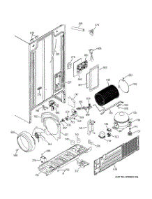 02 - Sealed System & Mother Board parts for Ge Refrigerator HST25IFMBCC from AppliancePartsPros.com