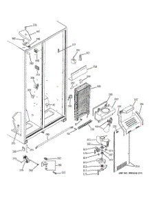 03 - Freezer Section parts for Ge Refrigerator HST20DBPAWH from AppliancePartsPros.com