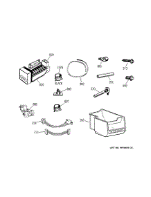 04 - Ice Maker parts for Ge Refrigerator HTS20GCNACC from AppliancePartsPros.com