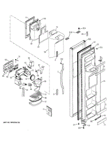 04 - Freezer Door parts for Ge Refrigerator HSS22IFMACC from AppliancePartsPros.com