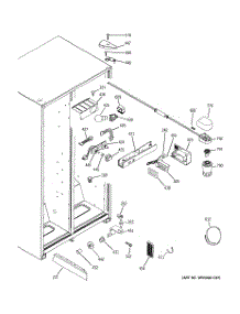 06 - Fresh Food Section parts for Ge Refrigerator HSS25GFPEWW from AppliancePartsPros.com