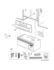 07 - Installation Parts parts for Ge Microwave SCA2001FSS01 from AppliancePartsPros.com