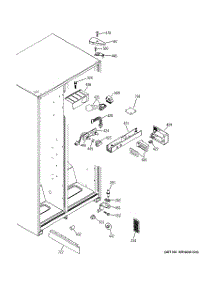 07 - Fresh Food Section parts for Ge Refrigerator HST20DBMDWW from AppliancePartsPros.com