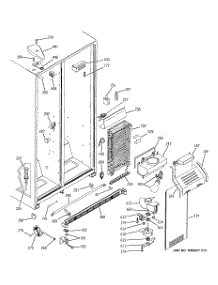 06 - Freezer Section parts for Ge Refrigerator RSG25IEMCFWW from AppliancePartsPros.com