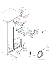 09 - Fresh Food Section parts for Ge Refrigerator RSG25IEMCFWW from AppliancePartsPros.com