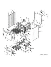 02 - Body Parts parts for Ge Range RGA620EF1WH from AppliancePartsPros.com