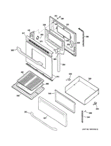 03 - Door & Drawer Parts parts for Ge Range RB540SH1SA from AppliancePartsPros.com
