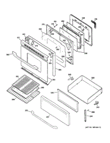 03 - Door & Drawer Parts parts for Ge Range RB790SH1SA from AppliancePartsPros.com