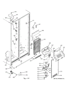 03 - Freezer Section parts for Ge Refrigerator HST20DBPHWH from AppliancePartsPros.com