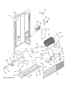 07 - Sealed System & Mother Board parts for Ge Refrigerator HST20DBPHWH from AppliancePartsPros.com
