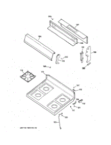 02 - Control Panel & Cooktop parts for Ge Range AGBS300PJ1WW from AppliancePartsPros.com