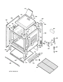 03 - Body Parts parts for Ge Range AGBS300PJ1WW from AppliancePartsPros.com