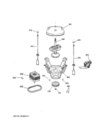 04 - Suspension, Pump & Drive Components parts for Ge Washer VBXR1090D5WW from AppliancePartsPros.com