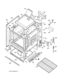 03 - Body Parts parts for Ge Range RGB508PEH2WH from AppliancePartsPros.com