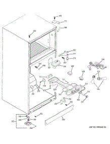 05 - Fresh Food Section parts for Ge Refrigerator HTM18IBPERSA from AppliancePartsPros.com