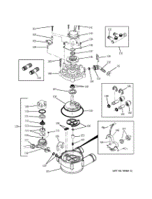 02 - Pump parts for Ge Water Softener GXSF18G01 from AppliancePartsPros.com