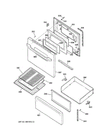 03 - Door & Drawer Parts parts for Ge Range RB526H3CC from AppliancePartsPros.com